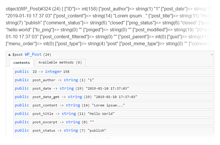 Kint debugging for PHP: d() vs. var_dump()