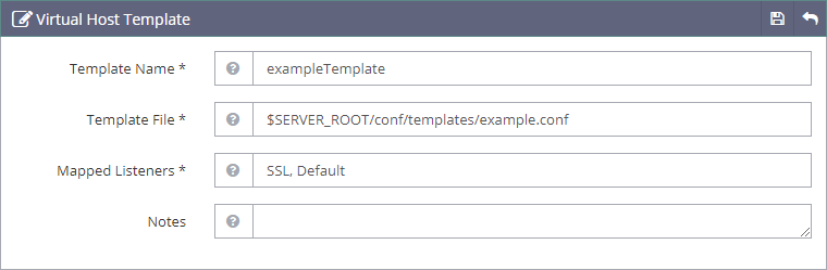 Create new OpenLiteSpeed VHost Template